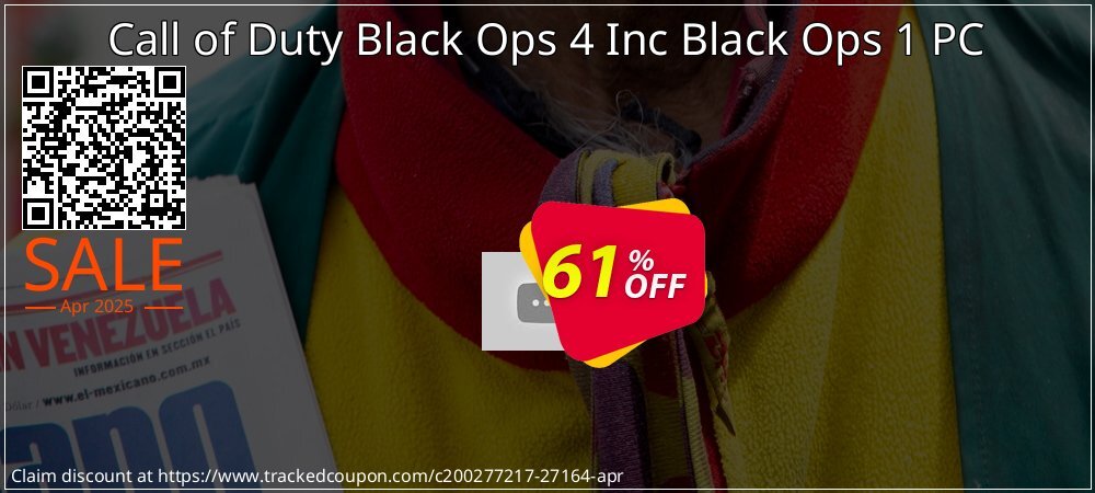 Call of Duty Black Ops 4 Inc Black Ops 1 PC coupon on Earth Hour offering discount