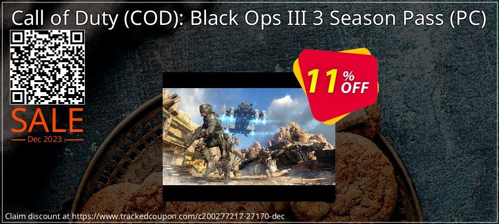 Call of Duty - COD : Black Ops III 3 Season Pass - PC  coupon on National Walking Day offer