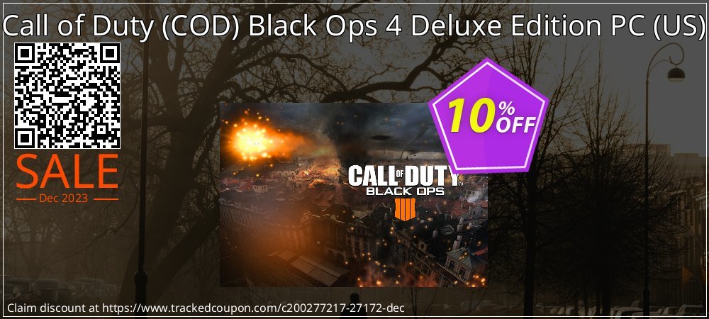 Call of Duty - COD Black Ops 4 Deluxe Edition PC - US  coupon on April Fools' Day offering discount