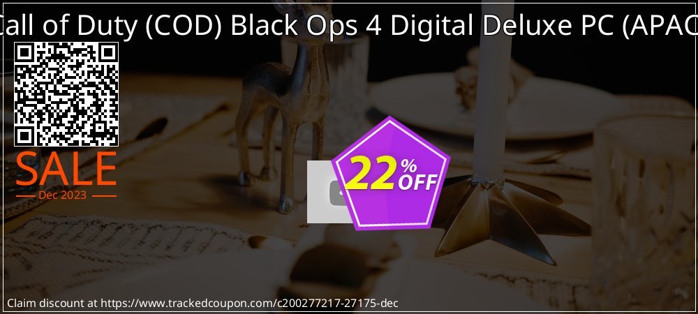 Call of Duty - COD Black Ops 4 Digital Deluxe PC - APAC  coupon on National Walking Day discounts
