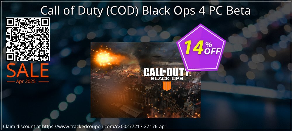 Call of Duty - COD Black Ops 4 PC Beta coupon on World Party Day promotions