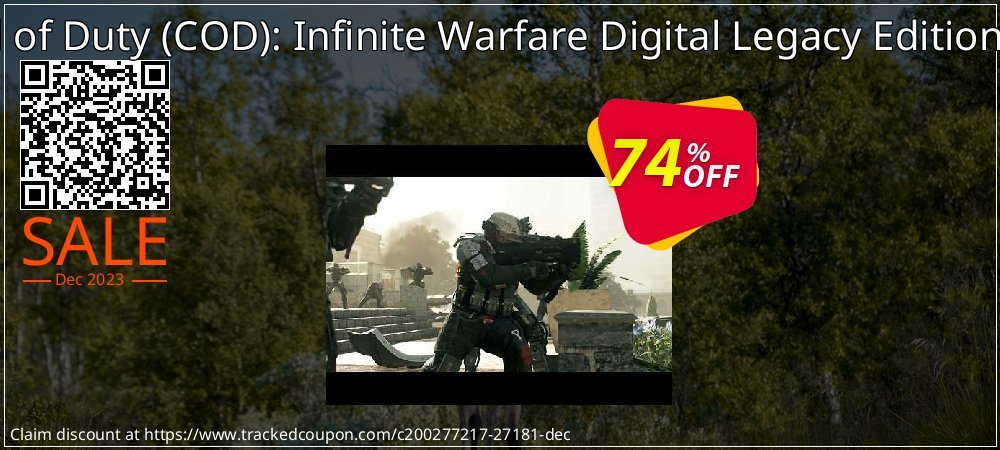 Call of Duty - COD : Infinite Warfare Digital Legacy Edition PC coupon on World Party Day offering discount