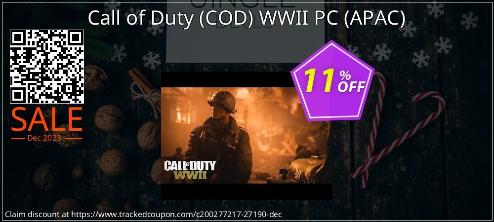 Call of Duty - COD WWII PC - APAC  coupon on National Walking Day offering discount