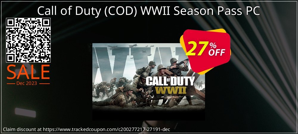 Call of Duty - COD WWII Season Pass PC coupon on World Party Day offering sales