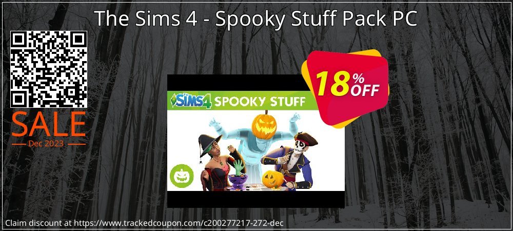 The Sims 4 - Spooky Stuff Pack PC coupon on April Fools' Day offering sales