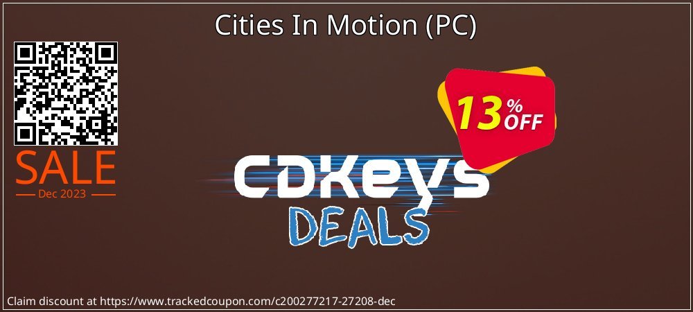 Cities In Motion - PC  coupon on Easter Day offering discount