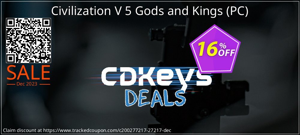Civilization V 5 Gods and Kings - PC  coupon on April Fools' Day offering discount