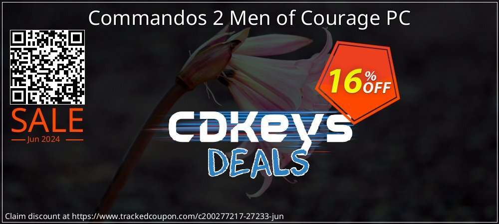 Commandos 2 Men of Courage PC coupon on National Pizza Party Day discount