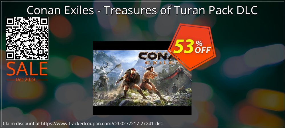Conan Exiles - Treasures of Turan Pack DLC coupon on World Party Day deals