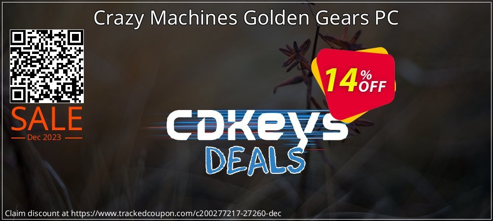 Crazy Machines Golden Gears PC coupon on National Walking Day offer