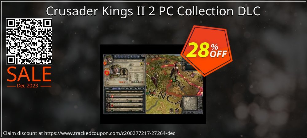 Crusader Kings II 2 PC Collection DLC coupon on Tell a Lie Day super sale
