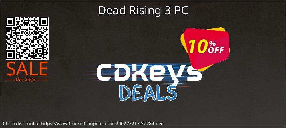 Dead Rising 3 PC coupon on April Fools' Day discount