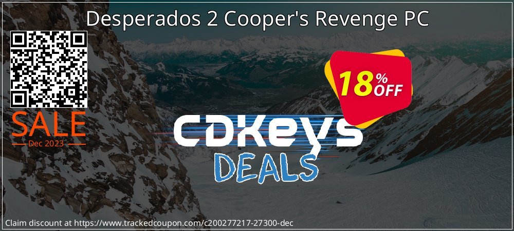 Desperados 2 Cooper's Revenge PC coupon on National Walking Day super sale