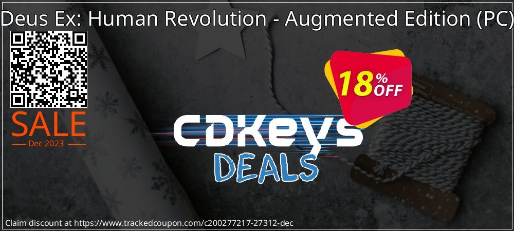 Deus Ex: Human Revolution - Augmented Edition - PC  coupon on Working Day deals