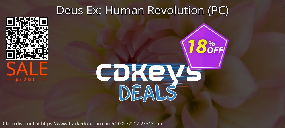 Deus Ex: Human Revolution - PC  coupon on National Pizza Party Day offer