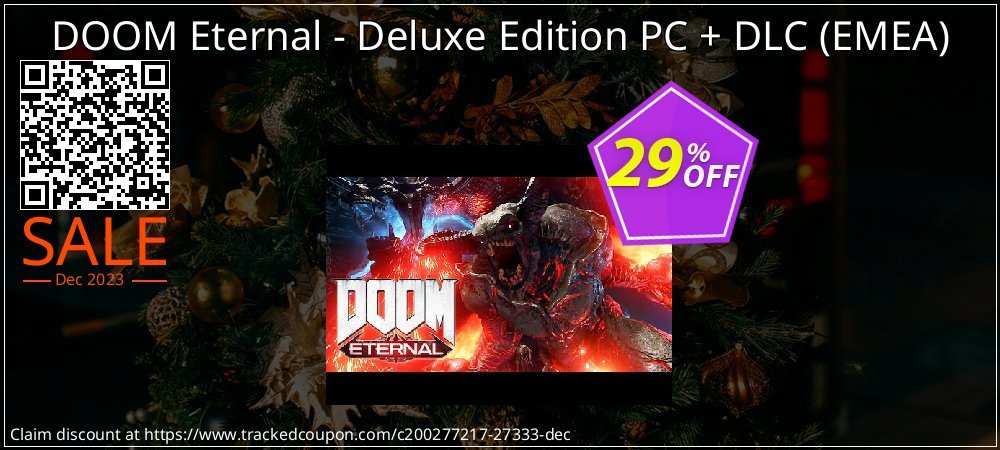 DOOM Eternal - Deluxe Edition PC + DLC - EMEA  coupon on Easter Day discount