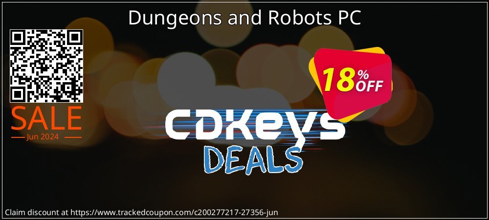 Dungeons and Robots PC coupon on World Whisky Day sales