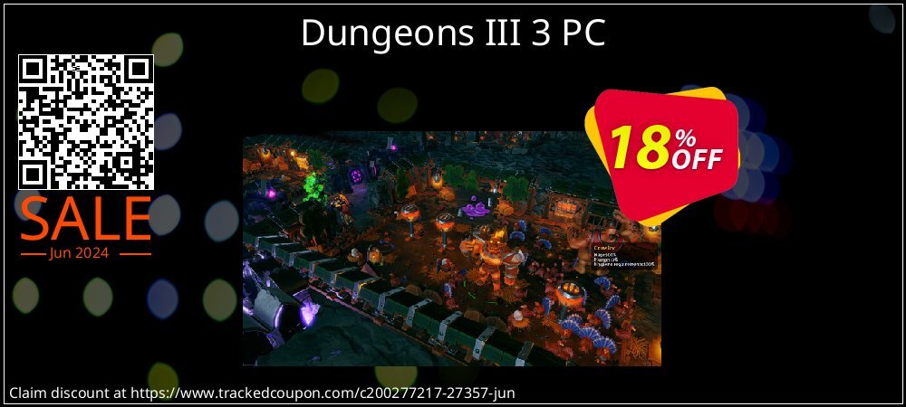 Dungeons III 3 PC coupon on National Memo Day deals