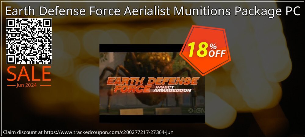 Earth Defense Force Aerialist Munitions Package PC coupon on National Smile Day promotions