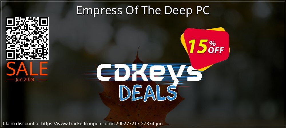 Empress Of The Deep PC coupon on National Smile Day sales