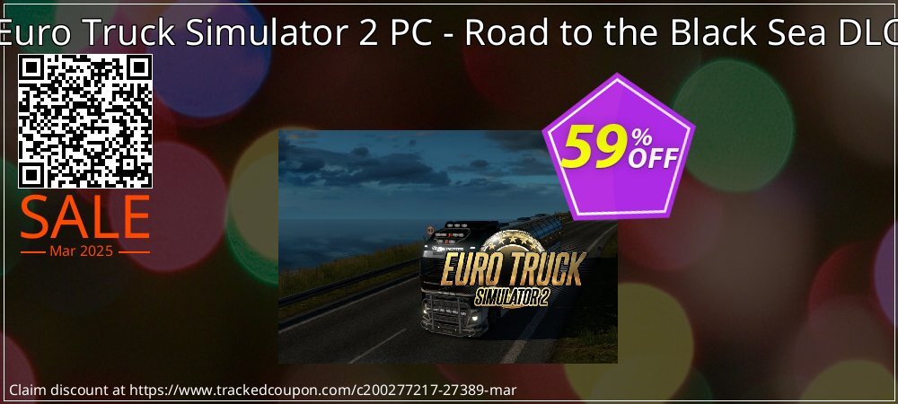 Euro Truck Simulator 2 PC - Road to the Black Sea DLC coupon on Tell a Lie Day offering sales