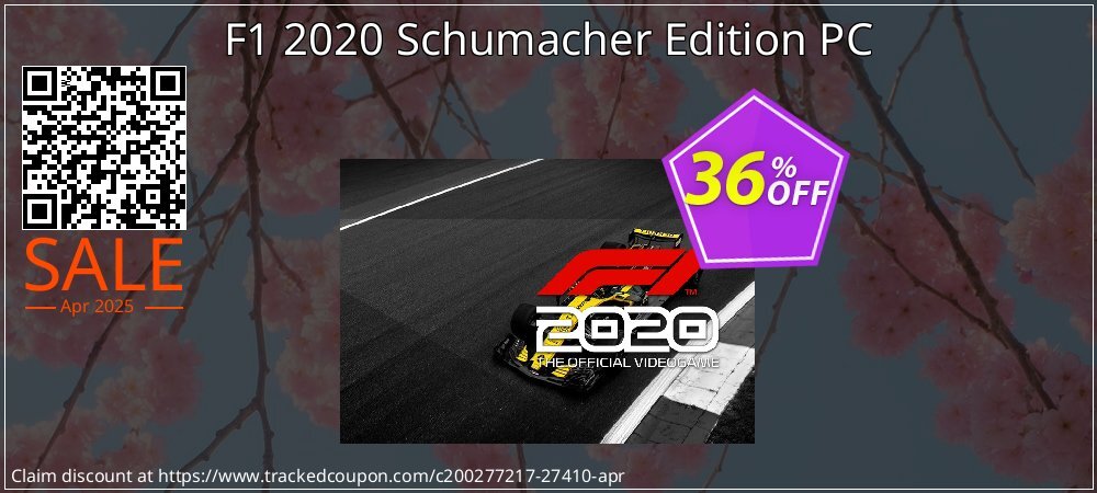 F1 2020 Schumacher Edition PC coupon on World Backup Day discounts