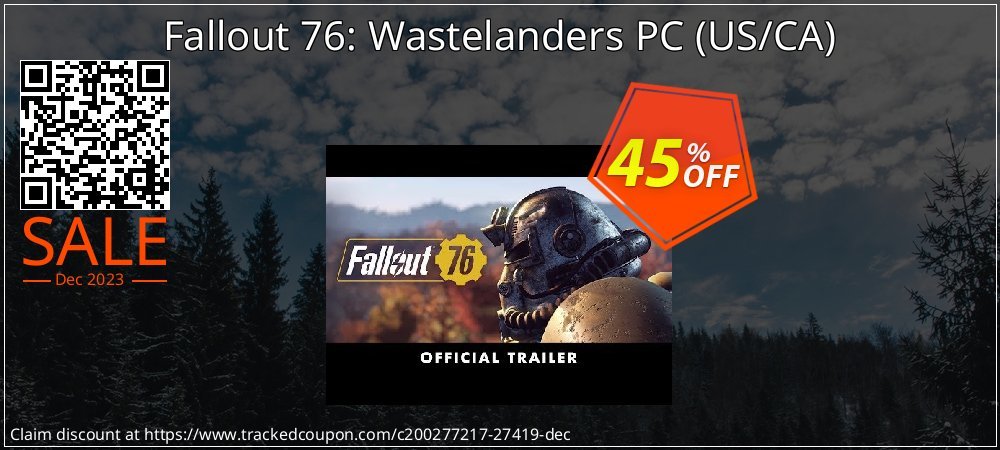 Fallout 76: Wastelanders PC - US/CA  coupon on Tell a Lie Day promotions