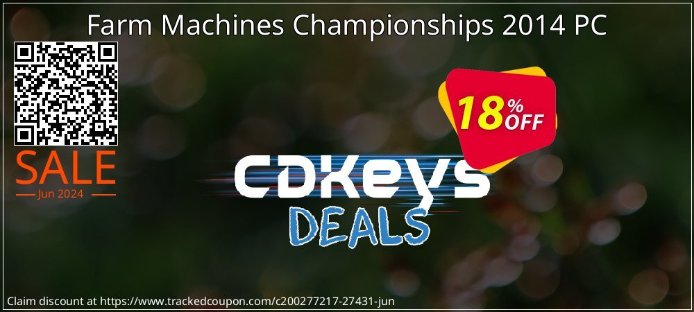 Farm Machines Championships 2014 PC coupon on World Whisky Day discount