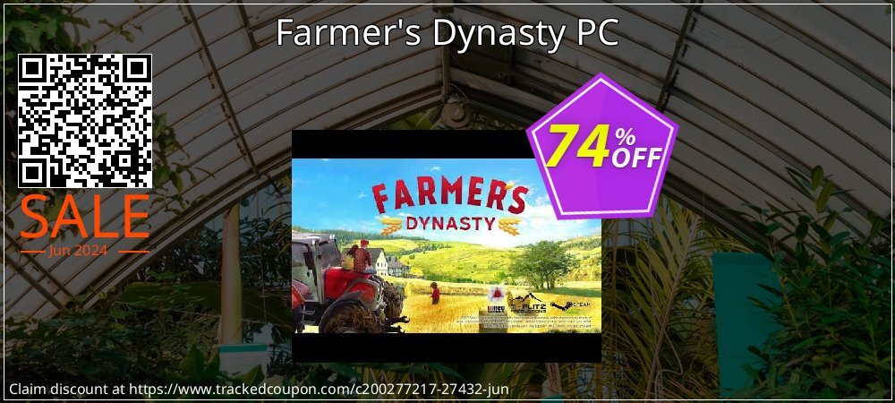 Farmer's Dynasty PC coupon on National Memo Day offering discount