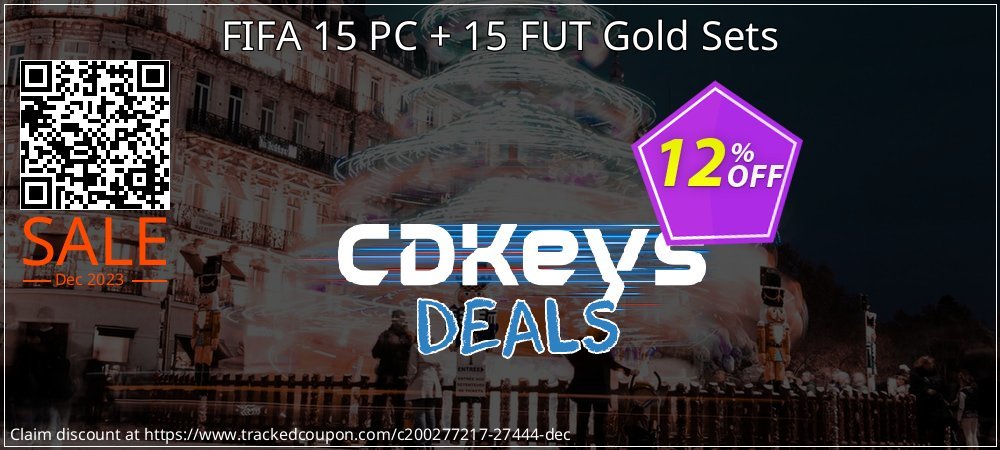 FIFA 15 PC + 15 FUT Gold Sets coupon on April Fools' Day offering sales