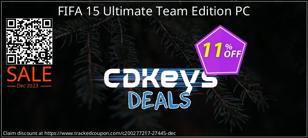 FIFA 15 Ultimate Team Edition PC coupon on National Walking Day discounts