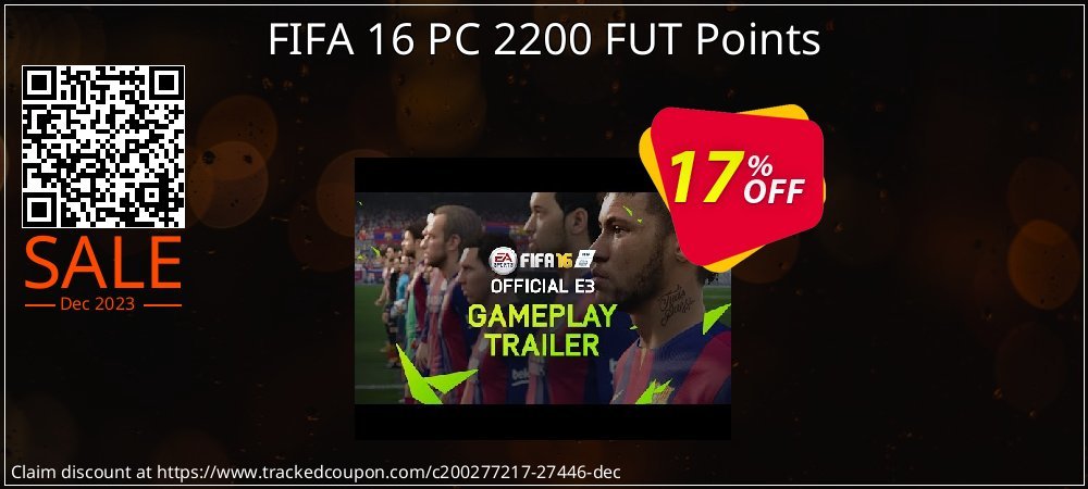 FIFA 16 PC 2200 FUT Points coupon on World Party Day promotions