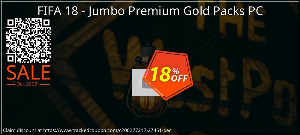 FIFA 18 - Jumbo Premium Gold Packs PC coupon on World Party Day offering discount