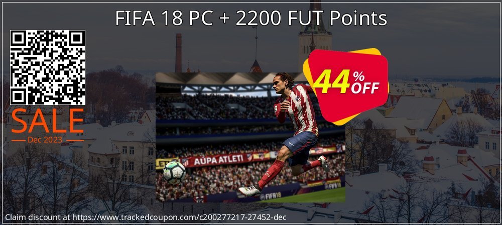 FIFA 18 PC + 2200 FUT Points coupon on April Fools' Day offering sales