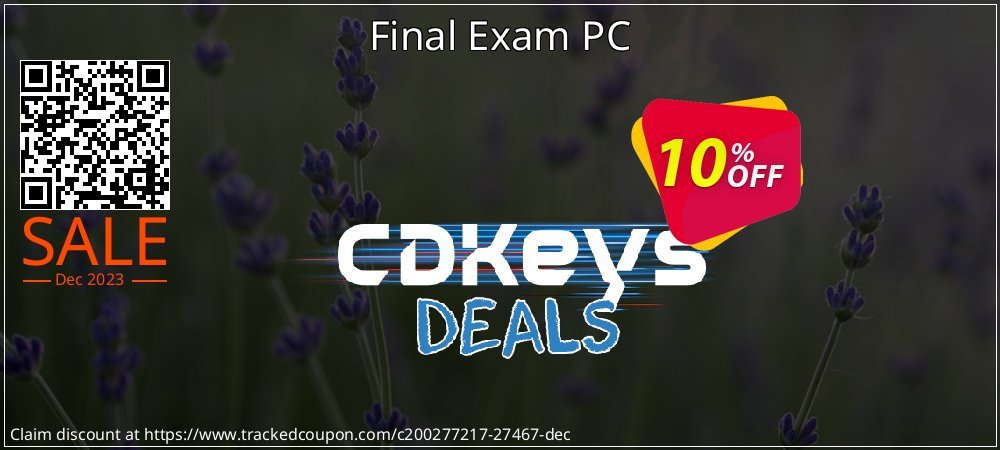 Final Exam PC coupon on April Fools' Day offer
