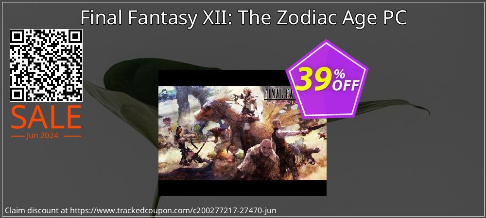 Final Fantasy XII: The Zodiac Age PC coupon on Mother's Day super sale