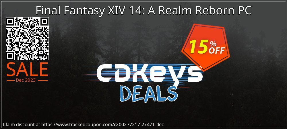 Final Fantasy XIV 14: A Realm Reborn PC coupon on World Party Day super sale