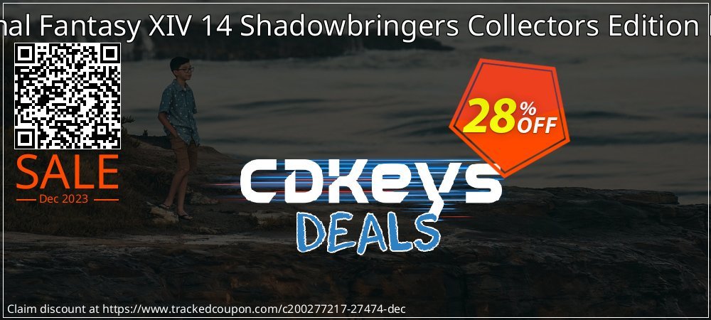 Final Fantasy XIV 14 Shadowbringers Collectors Edition PC coupon on Tell a Lie Day sales