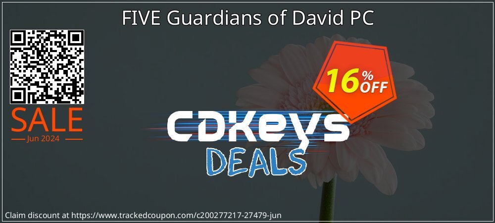 FIVE Guardians of David PC coupon on National Smile Day super sale