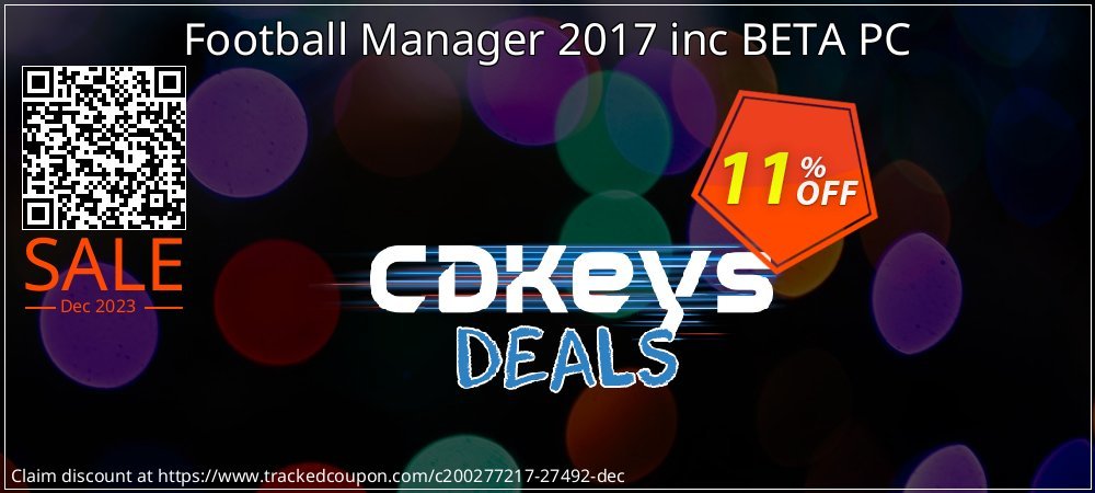 Football Manager 2017 inc BETA PC coupon on April Fools' Day sales