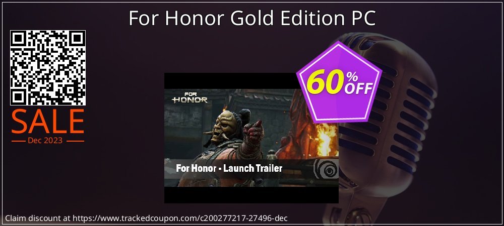 For Honor Gold Edition PC coupon on World Party Day offering discount