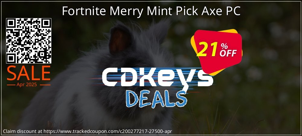 Fortnite Merry Mint Pick Axe PC coupon on National Walking Day promotions