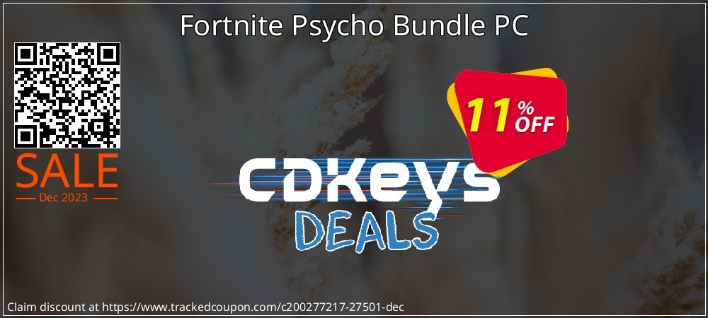 Fortnite Psycho Bundle PC coupon on World Party Day sales