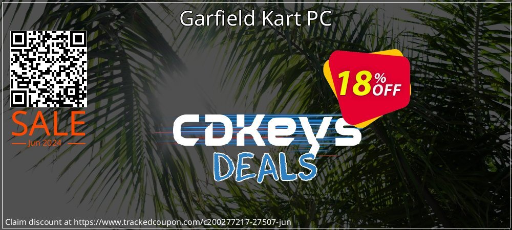 Garfield Kart PC coupon on National Memo Day discounts