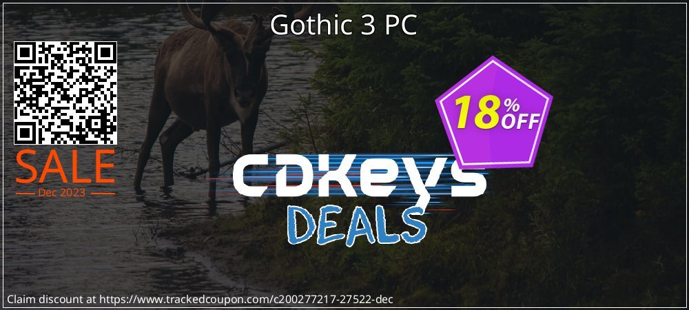 Gothic 3 PC coupon on April Fools' Day discount