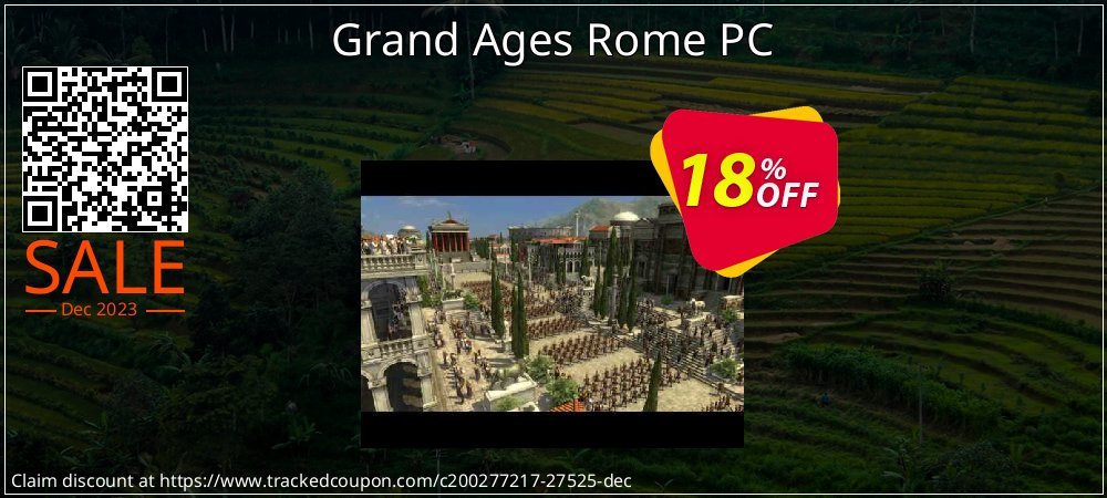 Grand Ages Rome PC coupon on National Walking Day super sale