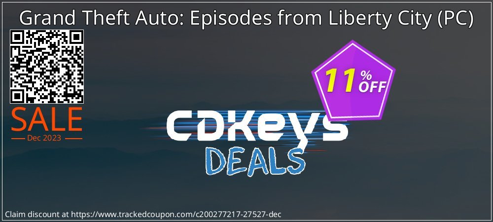 Grand Theft Auto: Episodes from Liberty City - PC  coupon on April Fools' Day promotions