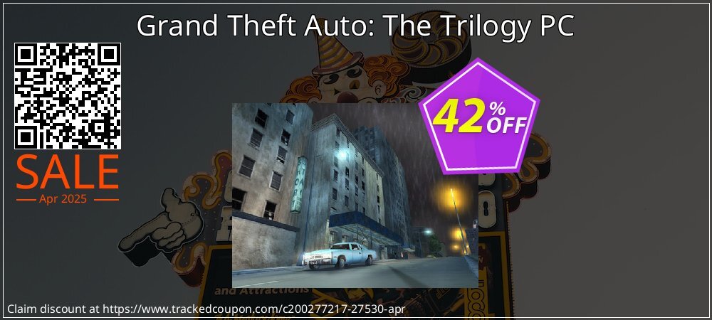 Grand Theft Auto: The Trilogy PC coupon on National Walking Day offer