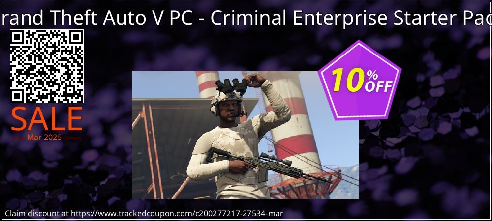 Grand Theft Auto V PC - Criminal Enterprise Starter Pack coupon on World Password Day discounts