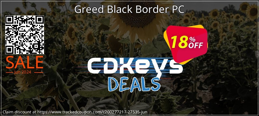 Greed Black Border PC coupon on Mother's Day promotions